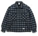 画像1: ☆40%OFF☆ BEDWIN & THE HEARTBREAKERS ＜ベドウィン＞ / BUFFALO CHECK PADDED JACKET ‘KAY’（WOOLRICHダブルネームチェックジャケット） / サックス (1)