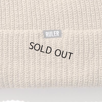 画像8: RULER ＜ルーラー＞ / CLG BEANIE（ニットキャップ） / マスタード、バーガンディー、ネイビー、ベージュ4色展開 (8)