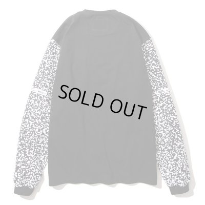 画像3: RULER<ルーラー> / INK TEXTURE TONE L/S(ロングスリーブTシャツ)/ ブラック、オーディー、ホワイト3色展開 (3)
