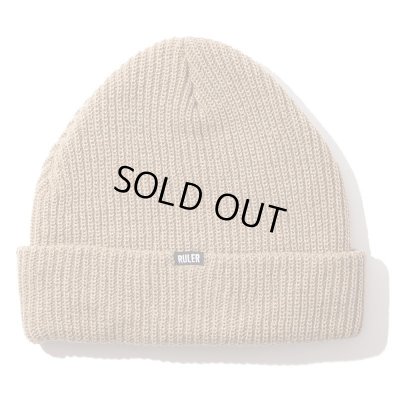 画像6: RULER ＜ルーラー＞ / CLG BEANIE（ニットキャップ） / マスタード、バーガンディー、ネイビー、ベージュ4色展開 (6)