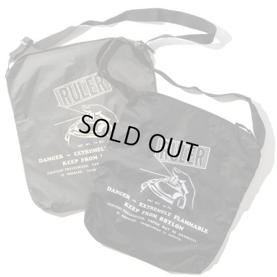 画像1: RULER ＜ルーラー＞ / RIP-STOP NYLON SHOULDER BAG（ショルダーバッグ） / オーディー、ブラック2色展開 (1)