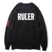 画像1: RULER ＜ルーラー＞ / ICON LONG TEE（ロングスリーブTシャツ） / ブラック、ホワイト2色展開 (1)