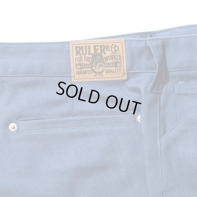 画像5: RULER <ルーラー> / DENIM WORK TROUSER(デニムワークパンツ) / ブラック、ブリーチ2色展開 (5)
