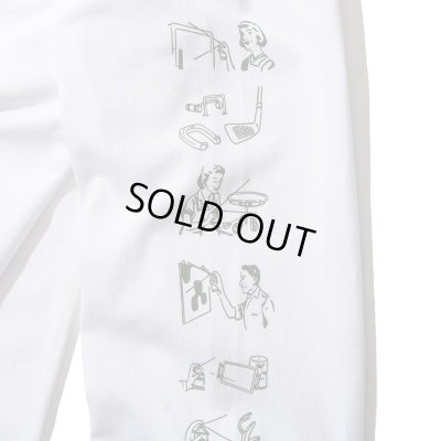 画像8: RULER <ルーラー> / 12OZ. LONG TEE(ロングスリーブTシャツ) / ブラック、ホワイト2色展開 (8)