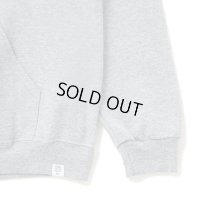 画像3: BEDWIN & THE HEARTBREAKERS ＜ベドウィン＞ / L/S PULLOVER HOODED SWEAT ‘DAVID’（スウェットパーカー） / グレー (3)