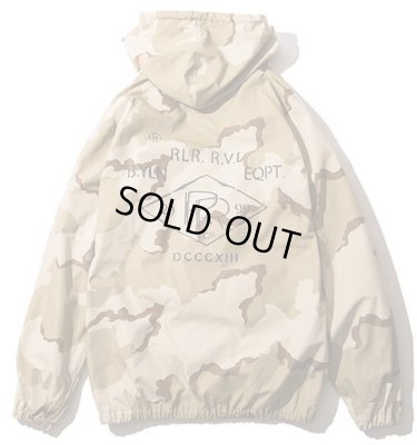 RULER / CAMOUFLAGE ZIP HOODIE