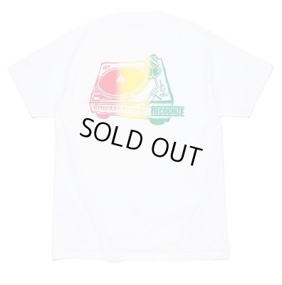 画像3: RECOGNIZE ＜レコグナイズ＞ / "TURNTABLE" TEE（Tシャツ） / ホワイト (3)