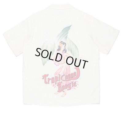 画像3: RECOGNIZE <レコグナイズ> / "TROPICOOOOL BOOGIE" HAWAIIAN SHIRTS(アロハシャツ) / ホワイト (3)