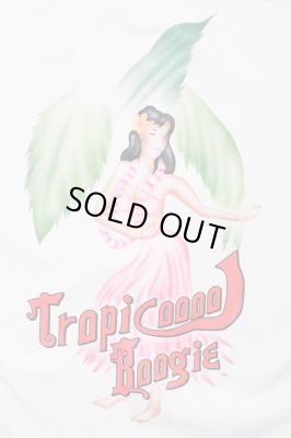 画像8: RECOGNIZE <レコグナイズ> / "TROPICOOOOL BOOGIE" HAWAIIAN SHIRTS(アロハシャツ) / ホワイト (8)