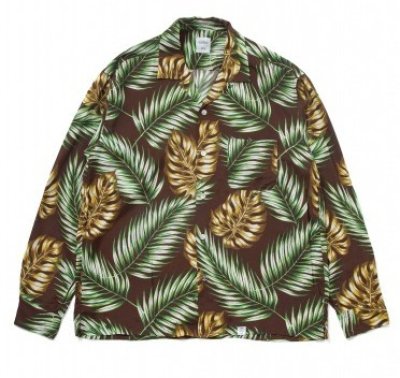 BEDWIN & THE HEARTBREAKERS / L/S OPEN COLLAR ALOHA SHIRT ‘ROGERS’