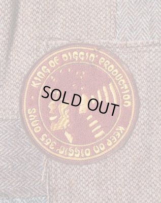 RECOGNIZE / "KING OF DIGGIN PATCHWORK" STADIUM JACKET