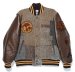 RECOGNIZE / "KING OF DIGGIN PATCHWORK" STADIUM JACKET