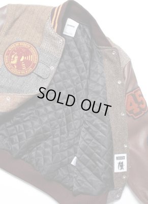 RECOGNIZE / "KING OF DIGGIN PATCHWORK" STADIUM JACKET