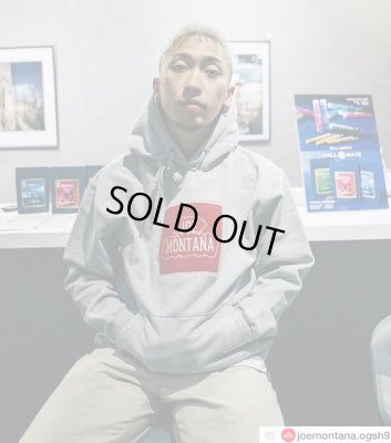 JOEMONTANA OGSH9 / BASIC BOXLOGO HOODIE "相良刺繍"