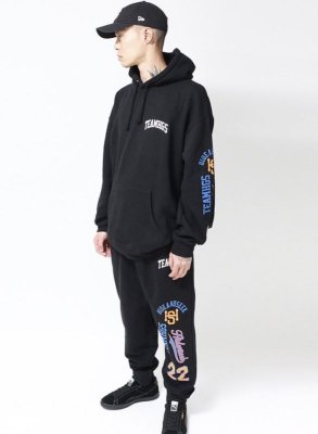 画像3: ☆50%OFF☆ HIDE AND SEEK <ハイドアンドシーク> / TEAM SWEAT PANT(スウェットパンツ) / ブラック (3)