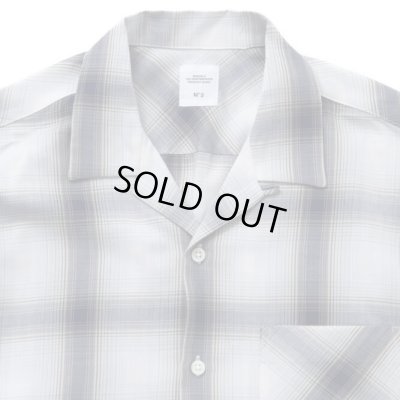 BEDWIN & THE HEARTBREAKERS / S/S OPEN COLLAR CHECK SHIRT ‘KRASINSKI’