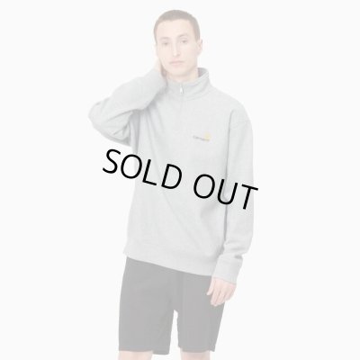 CARHARTT WIP / HALF ZIP AMERICAN SCRIPT SWEATSHIRT