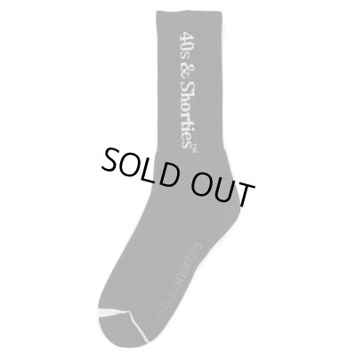 40s & Shorties / LARGE TEXT LOGO SOCKS