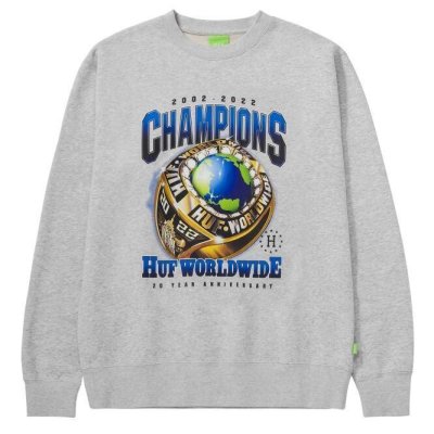 HUF / CHAMPIONS CREWNECK