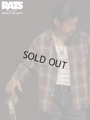 RATS / RAYON CHECK SHIRT