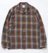 RATS / RAYON CHECK SHIRT