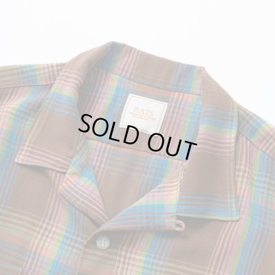 RATS / RAYON CHECK SHIRT
