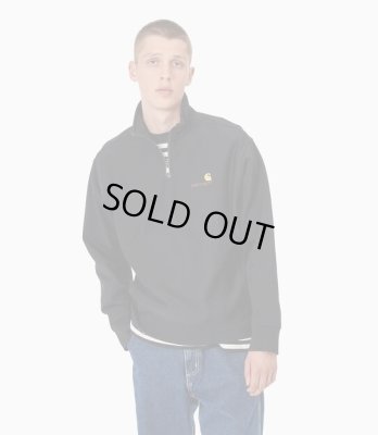 CARHARTT WIP / HALF ZIP AMERICAN SCRIPT SWEATSHIRT