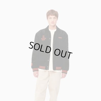 画像8: CARHARTT WIP <カーハート ダブルアイピー> / LETTERMAN JACKET(コーデュロイスタジャン) / ブラック (8)