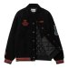 画像3: ☆40%OFF☆ CARHARTT WIP ＜カーハート ダブルアイピー＞ / LETTERMAN JACKET（コーデュロイスタジャン） / ブラック (3)