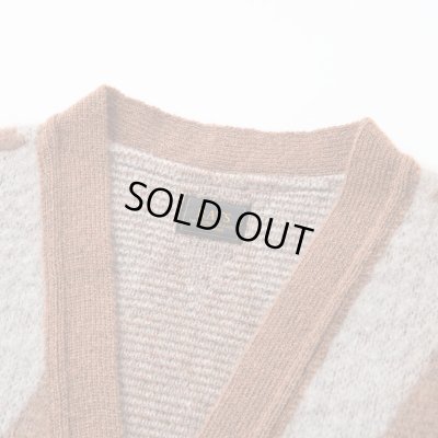 RATS / ARGYLE MOHAIR KNIT CARDIGAN