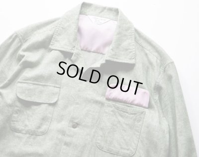 ANDFAMILY / Open Collar Flannel Shirts