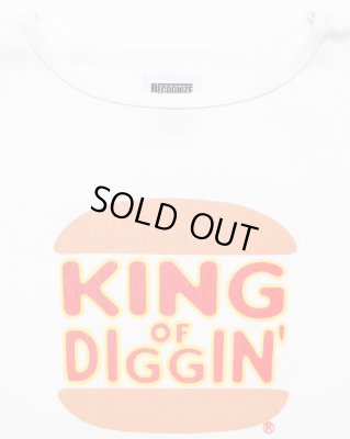 画像3: RECOGNIZE ＜レコグナイズ＞ / KING OF DIGGIN' BASEBALL CS（ベースボールカットソー） / ホワイト x ブラック (3)