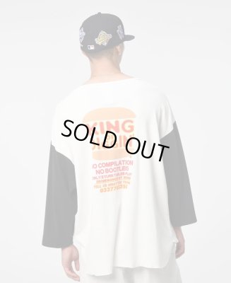 画像11: RECOGNIZE ＜レコグナイズ＞ / KING OF DIGGIN' BASEBALL CS（ベースボールカットソー） / ホワイト x ブラック (11)