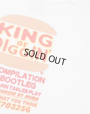 画像5: RECOGNIZE ＜レコグナイズ＞ / KING OF DIGGIN' BASEBALL CS（ベースボールカットソー） / ホワイト x ブラック (5)