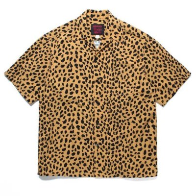 WACKO MARIA / GRAMICCI / LEOPARD OPEN COLLAR SHIRT