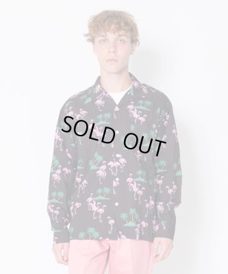BEDWIN & THE HEARTBREAKERS / L/S OPEN COLLAR ALOHA SHIRT ‘ROGERS’