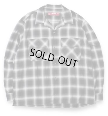 HIDE AND SEEK / OMBRE CHECK L/S SHIRT ＜23SS＞