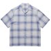 WACKO MARIA / CHECK OPEN COLLAR SHIRT