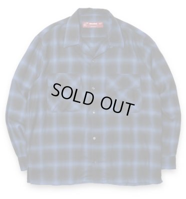 HIDE AND SEEK / OMBRE CHECK L/S SHIRT ＜23SS＞