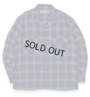 HIDE AND SEEK / OMBRE CHECK L/S SHIRT ＜23SS＞