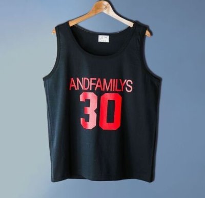 ANDFAMILY / LOOSE FIT TANK TOP -No.30-