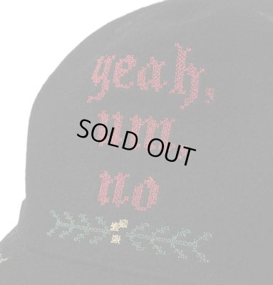 SON OF THE CHEESE / Flower cross stitch Cap