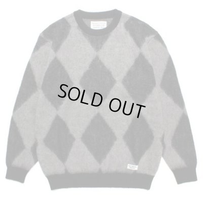 WACKO MARIA / DIAMOND MOHAIR KNIT SWEATER