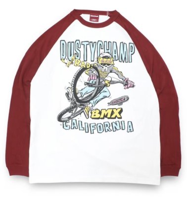 HIDE AND SEEK / DUSTYCHAMP x Damian Fulton Raglan L/S