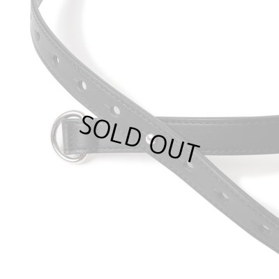 SON OF THE CHEESE / “Don't snow” Leather Belt