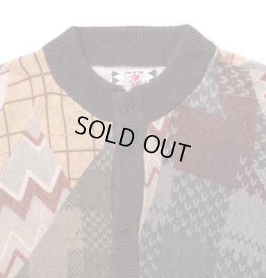 SON OF THE CHEESE / Crazy patterns Knit Cardigan