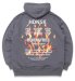 HIDE AND SEEK / Flame Hooded Sweat Shirt