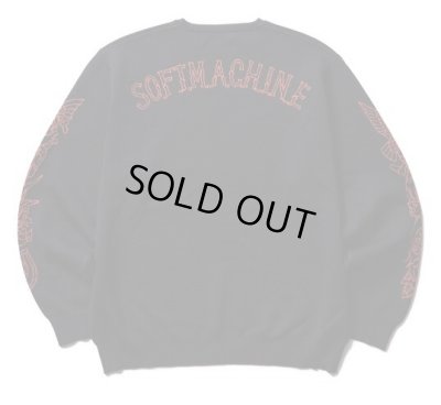 画像2: SOFTMACHINE ＜ソフトマシーン＞ / UNION SWEATER（セーター） / ブラック (2)
