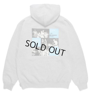 画像1: WACKO MARIA ＜ワコマリア＞ / BLUE NOTE / MIDDLE WEIGHT PULL OVER HOODED SWEAT SHIRT (TYPE-1)（ブルーノート ダブルネーム スウェットパーカー） / グレー (1)