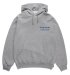 画像2: WACKO MARIA ＜ワコマリア＞ / BLUE NOTE / MIDDLE WEIGHT PULL OVER HOODED SWEAT SHIRT (TYPE-1)（ブルーノート ダブルネーム スウェットパーカー） / グレー (2)